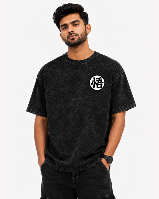 The Dragon Acid Wash Heavyweight Graphic Tee