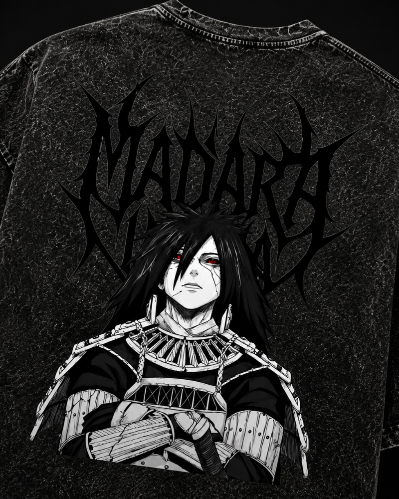 Madara Acid Wash Heavyweight Anime Tee