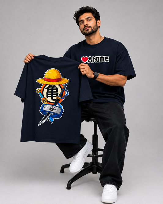 Love Anime Oversized T-Shirt