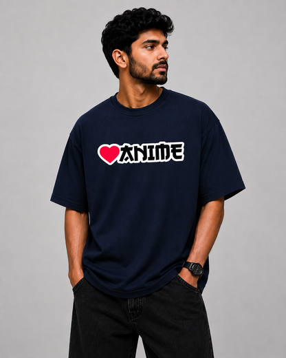 Love Anime Oversized T-Shirt
