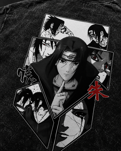 Just Jutsu It Acid Wash Anime Tee