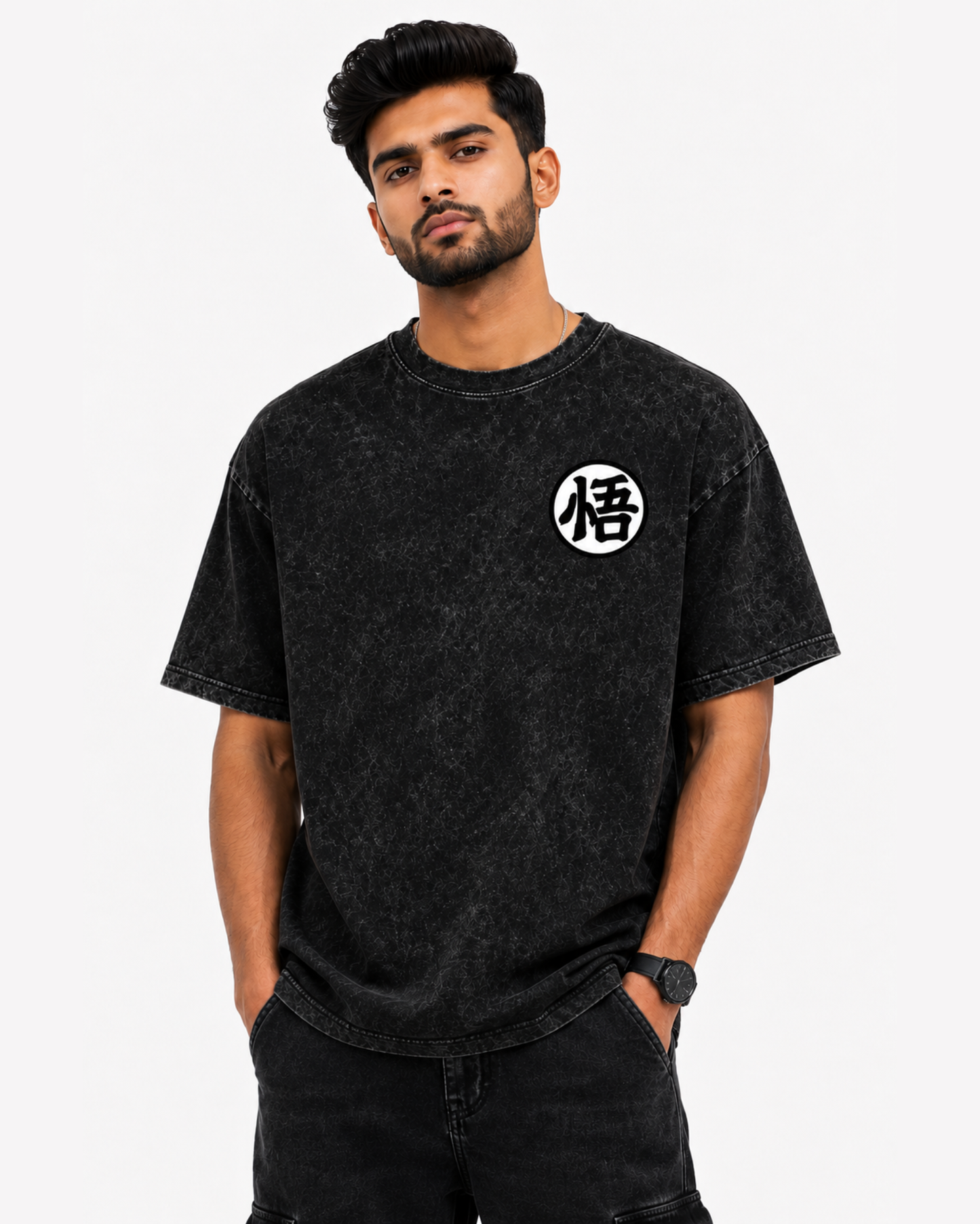 The Dragon Acid Wash Heavyweight Graphic Tee