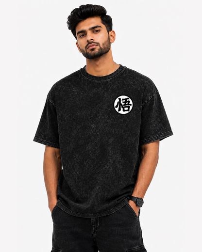 The Dragon Acid Wash Heavyweight Graphic Tee