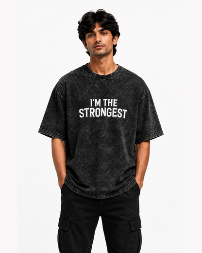 Honoured One Acid Wash Oversized Tee