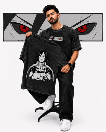 Madara Acid Wash Heavyweight Anime Tee