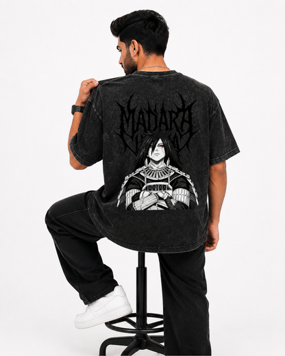 Madara Acid Wash Heavyweight Anime Tee