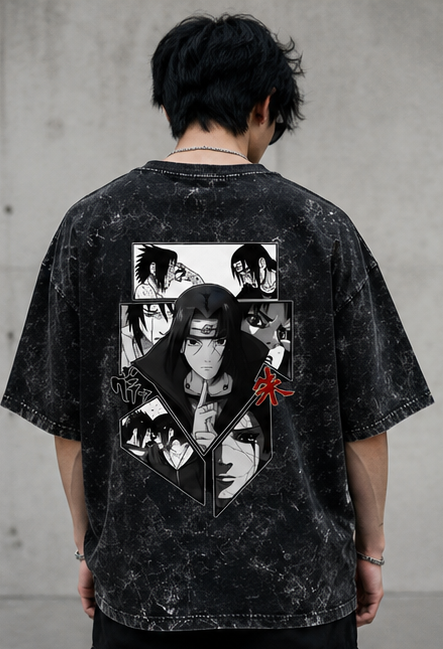 Unisex Acid Washed Oversized Tee BOY